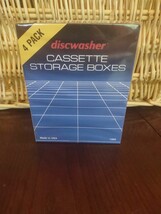 Discwasher Cassette Storage Boxes 1ea 4 Pack-Brand New-SHIPS N 24 HRS - $13.74