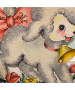 Easter Greeting Card Lot Die Cut Vintage 1949 Lamb Boy Hallmark Hall Bro... - $27.62 CAD