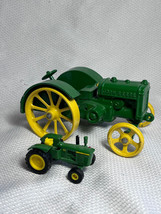 John Deere Die Cast Tractor Toy Lot Of 2 Farm Agricultural Equipment - $29.65