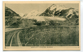 Alaska Railroad Trestle Bridge Bartlett Glacier Philadelphia Exposition postcard - £5.49 GBP