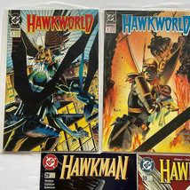DC COMIC BOOK LOT 5 HAWKMAN HAWKWORLD MIXED COMICS LOT - £14.98 GBP