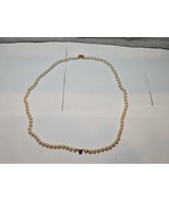 Imitation Pearl/Pearl-Like Necklace, Gold Tone Clasp. 30.5&#39;&#39; Length, Vin... - $28.07 CAD