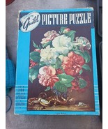 Vintage 300+ pc Guild Picture Puzzle  Summer Bouquet - $3.47