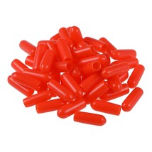 uxcell 50pcs Rubber End Caps 3.5mm ID Vinyl Round Tube Bolt Cap Cover Sc... - £9.86 GBP