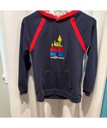 Kids Disney Embroidered Navy Hoodie with metallic threads. - €17,25 EUR