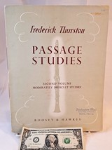 Passage Studies for the Bb Clarinet: 2nd Volume by Frederick Thurston (1947 SC) - £40.17 GBP