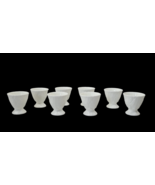 Wedgewood Countryware Bone China Cabbage Leaf Pedestal Egg Cups Set of 8 - €82,87 EUR
