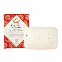 Bar Soap Coconut &amp; Papaya Soap 5 oz By Nubian Heritage - $11.77