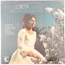 Loretta Lynn – Here&#39;s Loretta Singing &quot;Wings Upon Your Horns&quot; 12&quot; Vinyl LP - £7.33 GBP