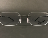 Persol Eyeglasses Frames 2429-V 1030 Rubberized Matte Black Gray 53-17-140 - £103.45 GBP