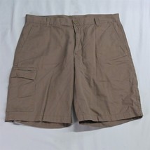 Columbia 36 x 10&quot; Khaki 1551901 Red Bluff Mens Cotton Cargo Shorts - $16.99