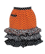 Kay Dee designs girlie apron black  H1004 animal print Halloween 1/2 hos... - $558.38 MXN
