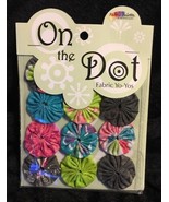 On The Dot Fabric Yo Yos Kingston Crafts Clothing Scrapbook - $13.17 CAD