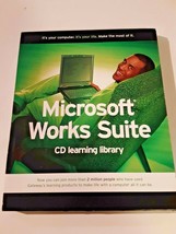 Microsoft Works Suite 2003 CD Learning Library New Unsealed Gateway Lear... - £10.27 GBP