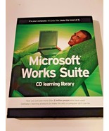 Microsoft Works Suite 2003 CD Learning Library New Unsealed Gateway Lear... - £10.07 GBP