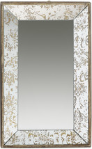 Antique Style Frameless Rectangle Wall Mirror Tray 20&quot;X12&quot; - £47.48 GBP