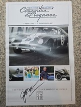 Original 2010 FAIRFIELD COUNTY CT Conneticut Concourse Poster Automobile... - $1,881.29 MXN