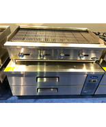 48&quot; CHAR ROCK BROILER NAT GAS W/ 48&quot; 2 DRAWER REFRIGERATED CHEFBASE PACK... - $6,270.93 CAD