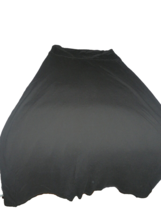 Nice Womens 2X Black Knit Jersey Maxi Skirt 44&quot; Convertible Dress Too - £13.18 GBP