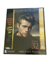 James Dean 1000 Piece jigsaw Puzzle Hollywood Legends Stamp Collection S... - £11.39 GBP