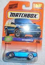 1997 Matchbox Super Cars &quot;&#39;97 Corvette&quot; #58 of 75 On Sealed Card - £3.16 GBP