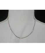 VINTAGE SARAH COVENTRY FAUX PEARL &amp; CHAIN NECKLACE WOMENS FASHION JEWELR... - $19.99