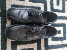 Clarks Black Shoes For Men Size 9.5(uk) - £28.52 GBP