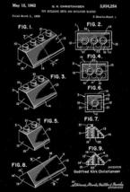 1962 - Lego Toy Building Set - G. K. Christiansen - Patent Art Poster - $9.99