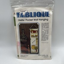 Vtg Fablique 3-D Wall Hanging Kit Note &#39;N Tote 755 1970s Home NOS 21.5&quot; X 6.5&quot; - $13.54