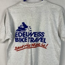 Vintage Screen Stars T Shirt Edelweiss Single Stitch Tee Gray Men’s Medium 90s - £22.39 GBP