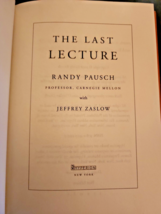 The Last Lecture - Hardcover By Pausch, Randy - 2008 Hyperion Books - £2.39 GBP