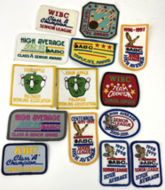 Lot Of 14 Vintage Bowling Patches Split ABC WIBC Sour Apple Bowling Asso... - $23.75