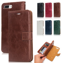 K61) Leather Wallet Flip Magnetic Back Cover Case For Apple I Phone - £49.28 GBP