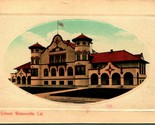 Alto Scuola Costruzione Watsonville California Ca Unp DB Cartolina D9 - $5.07