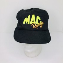 Vintage MAC Tools Racing Swingster USA Snapback Hat Black Embroidered - £20.49 GBP