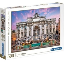 Brand New Sealed Puzzle 500 Pieces Fountain Di Trevi 35047 CLEMENTONI - $165.89 MXN