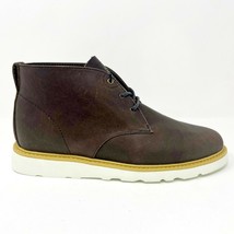 Clae Strayhorn Vibram Umber Leather Mens Casual Sneakers - £51.85 GBP