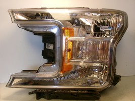 2018 2019 2020 Ford F150 Pickup Driver Lh Halogen Chrome Headlight Oem - $98.00