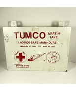 Vintage Tumco First Aid Kit Tin Martin Lake Texas Utilities Mining Compa... - $29.55 CAD