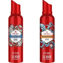 Old Spice Wolfthorn + Krakenga  Deodorant Body Spray Perfume for Men 140ml 2 Pcs - £23.00 GBP