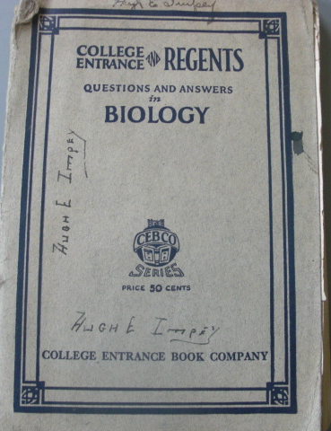 College Entrance Regents, Questions and Answers in Biology, written by T... - $15.00