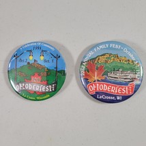 Oktoberfest Pin Lot La Crosse Wisconsin Vintage 1998 and 1982 - £7.04 GBP