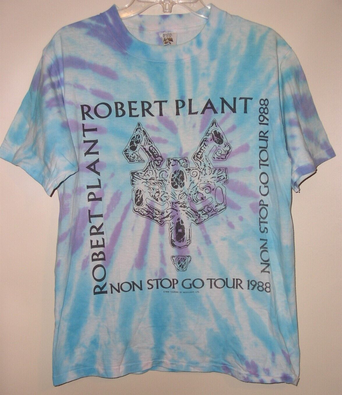 Primary image for Robert Plant Concert Tour T Shirt Vintage 1988 Non Stop Go Single Stitched LARGE