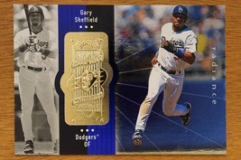1998 SPx Finite Radiance #289 Gary Sheffield 245/4500 Dodgers Baseball Card - £1.55 GBP