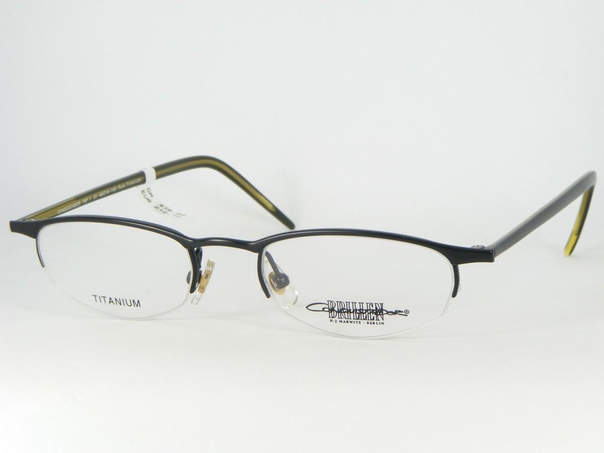 Conquistador H. J. Marwitz TNP 1 61 Occhiali Neri Montatura 48-19-140mm - $76.44