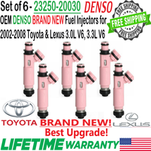 6 Sets OEM New DENSO Best Upgrade Fuel Injectors For 2004-06 Toyota Sienna 3.3L - £405.96 GBP