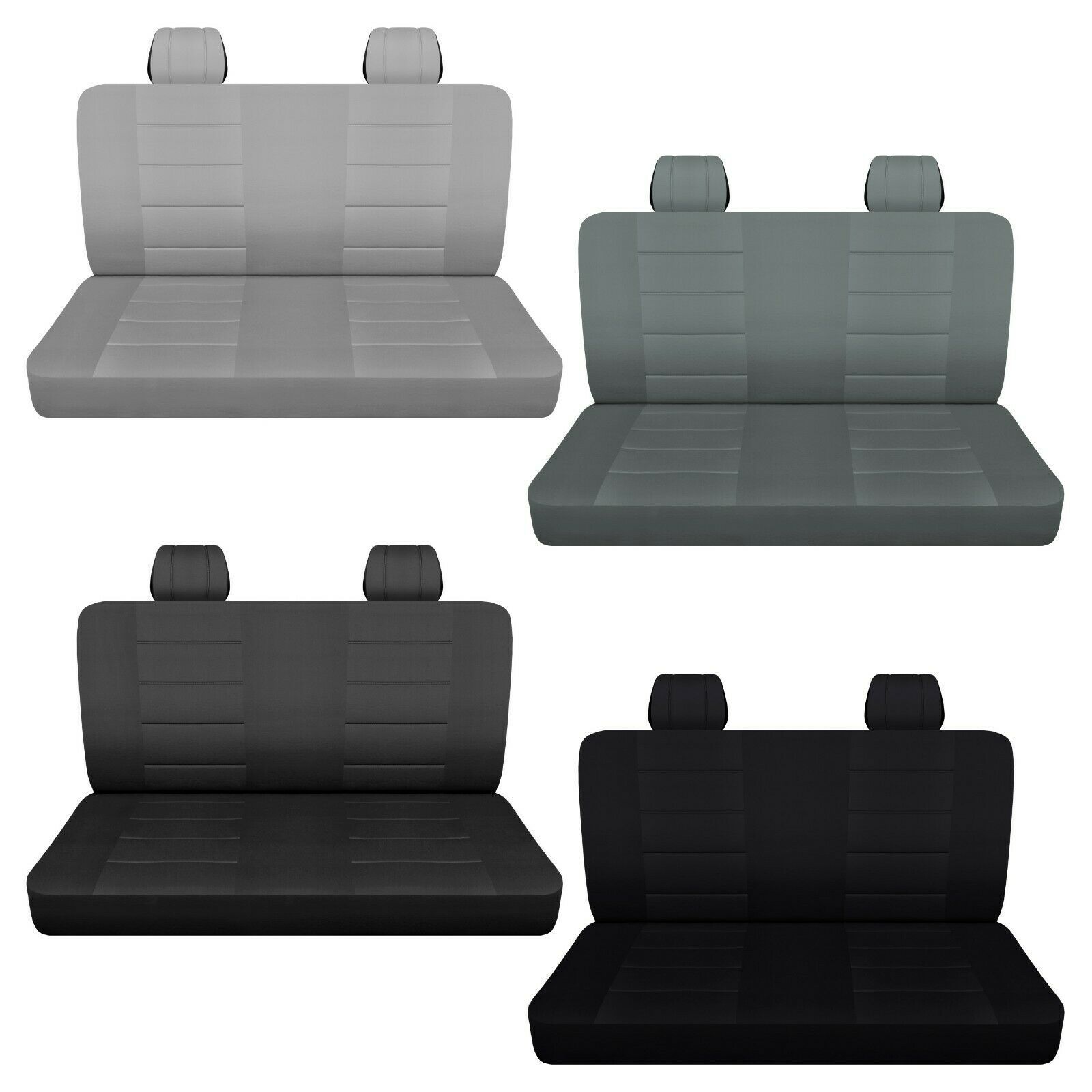 Primary image for Truck seat covers Fits GMC Sierra 1500 1992 to 1998 Front Bench with 2 headrests