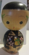 Vintage Japanese Kokeshi   Hand Painted Doll - £15.68 GBP