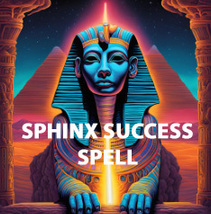 HAUNTED 50x -200x COVEN CAST GOLDEN SPHINX SUCCESS KNOWLEDGE MAGICK Witch  image 2