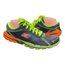 Skechers GOrun 2 Grey/neon green and orange running minimalist shoes Men&#39;s US10 - $51.48